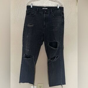 Ripped Boyfriend Jeans